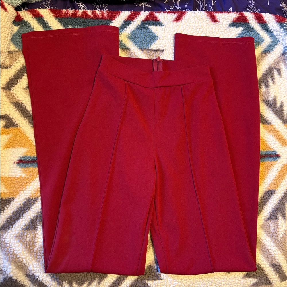 Red Slack Pants